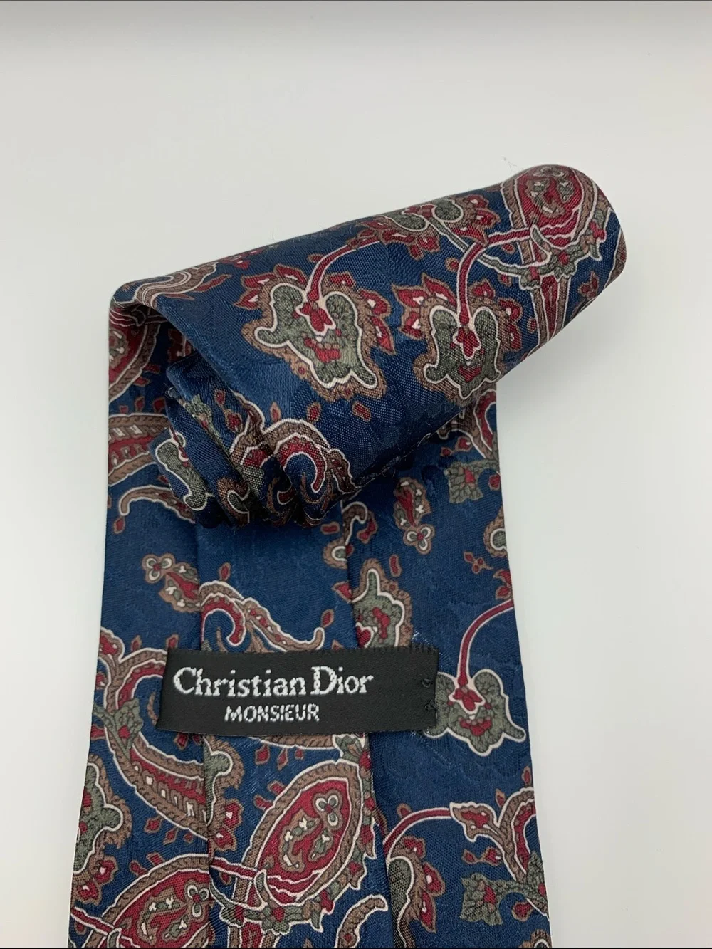 Vintage Christian Dior Paisley Necktie